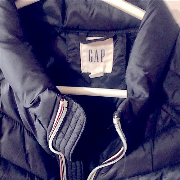 GAP Navy Blue Primaloft Puffer Elastic Vest size Small - Picture 6 of 12